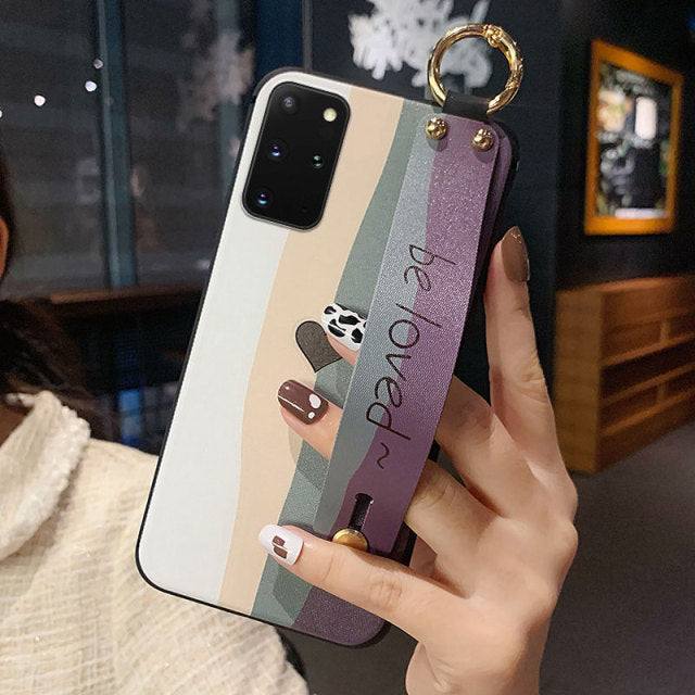 Cool Wrist Strap Phone Holder Case for Samsung Galaxy A70/A71/A72 - Premium Mobile Phone Cases from Dressmycell.com - Just $15.00! Shop now at Dressmycell.com Cool Wrist Strap Phone Holder Case for Samsung Galaxy A70/A71/A72 - Premium Mobile Phone Cases from Dressmycell.com - Just $15.00! Shop now at Dressmycell.com